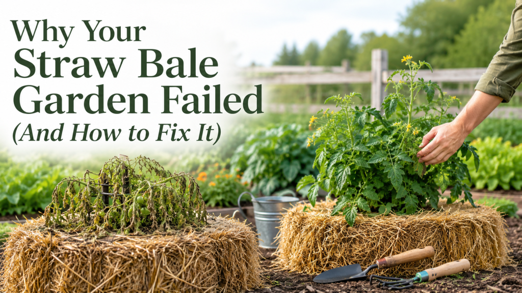 Why your strawbale garden failed
