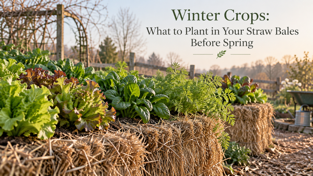 Winter Straw Bale Garden Guide